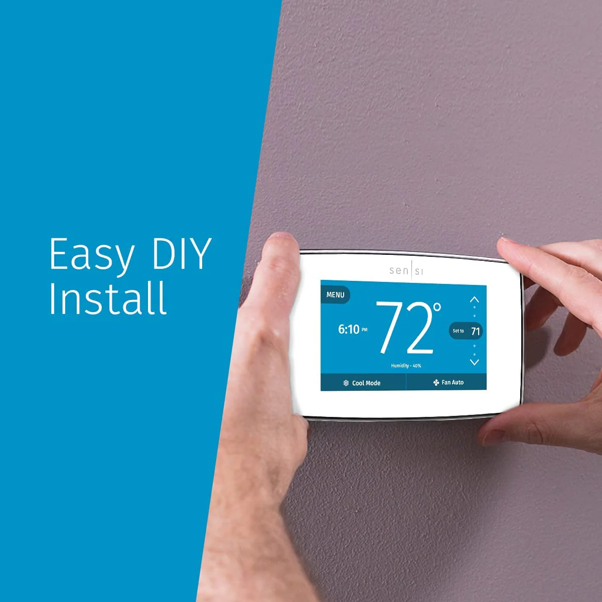 Emerson Sensi | Wi-Fi Smart Thermostat | Touch Screen - Image 4