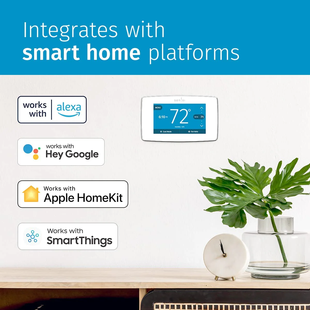 Emerson Sensi | Wi-Fi Smart Thermostat | Touch Screen - Image 7
