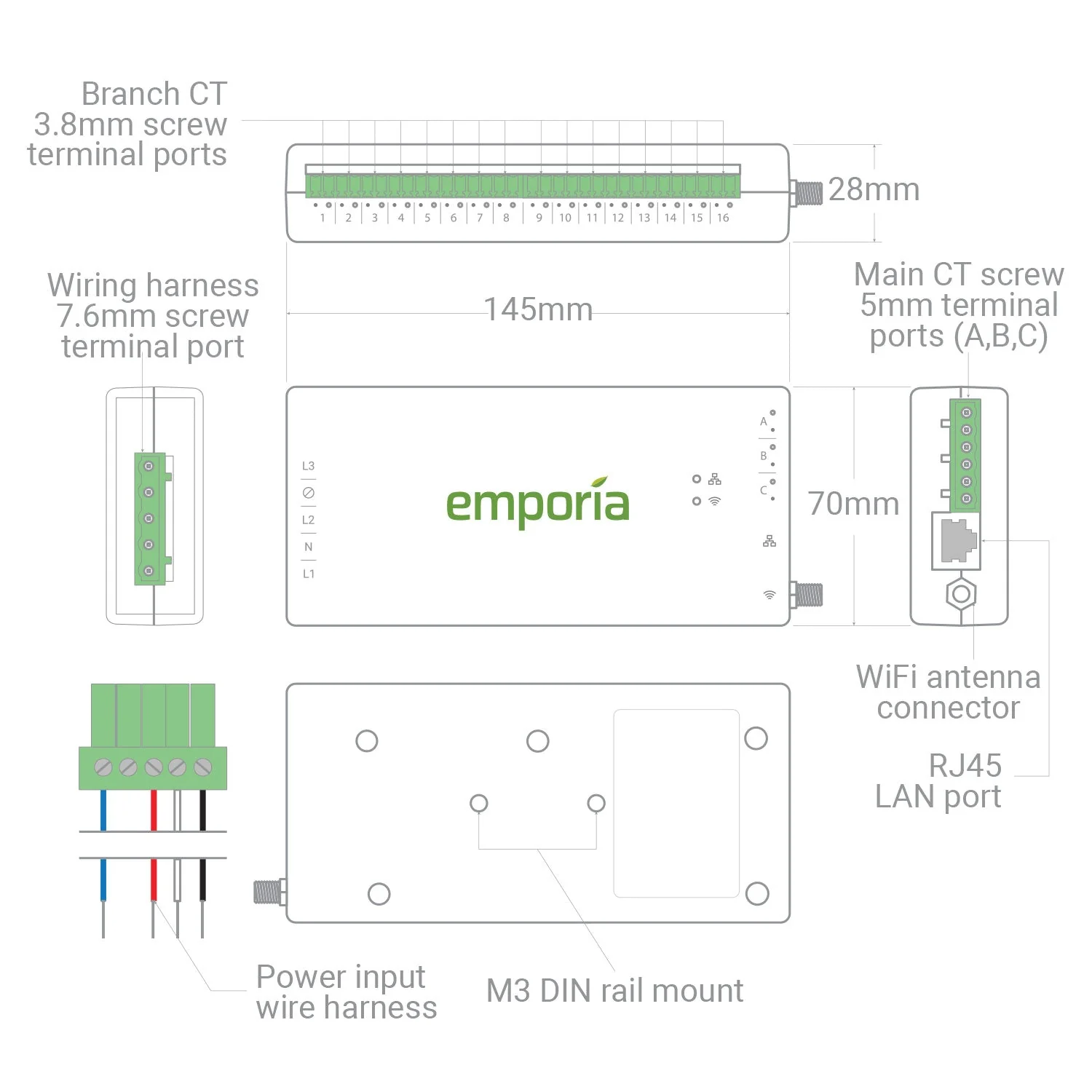Emporia Vue 3 3-PHASE Energy Monitor - Image 8